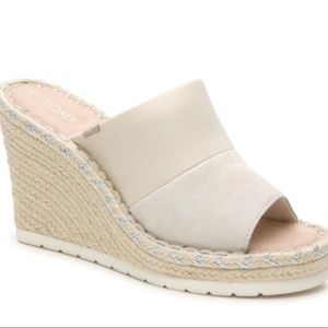 Tom’s Monica Espadrille Beige Size 8 Gently Used worn 3x’s